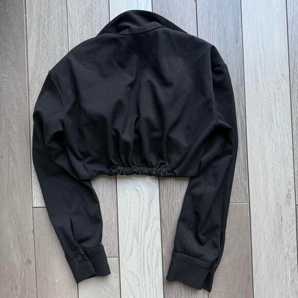Black zara cropped long sleeve - Picture 4 of 4